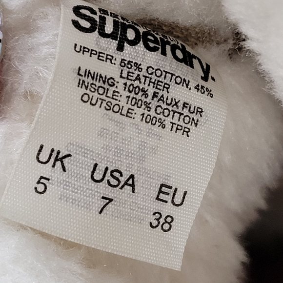 CLEARANCE JPN SUPERDRY TOYKO SNOW BOOTS BLOCK HEEL ROUND TOE WOMEN'S SZ 7 - Picture 13 of 15